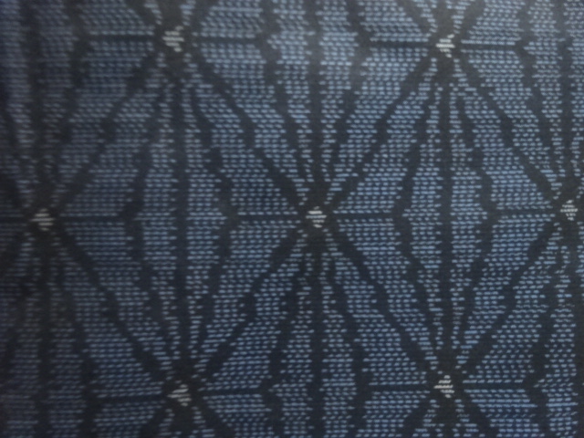 JAPANESE KIMONO / ANTIQUE KIMONO / SILK / DORO OSHIMA TSUMUGI / WOVEN ASANOHA